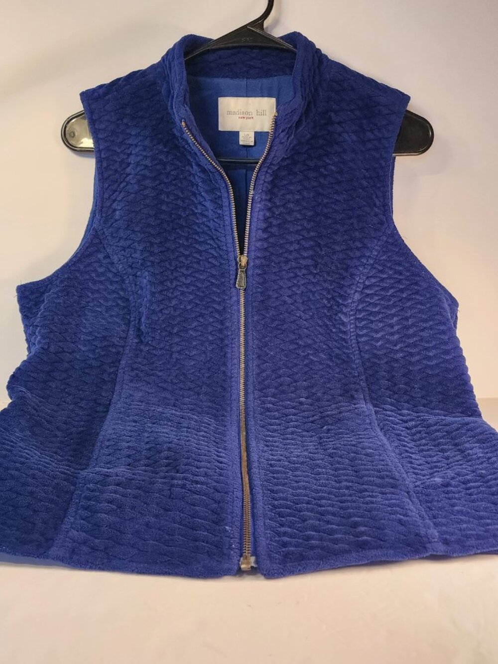 MADISON HILL New York Vest SIZE LARGE Royal Blue